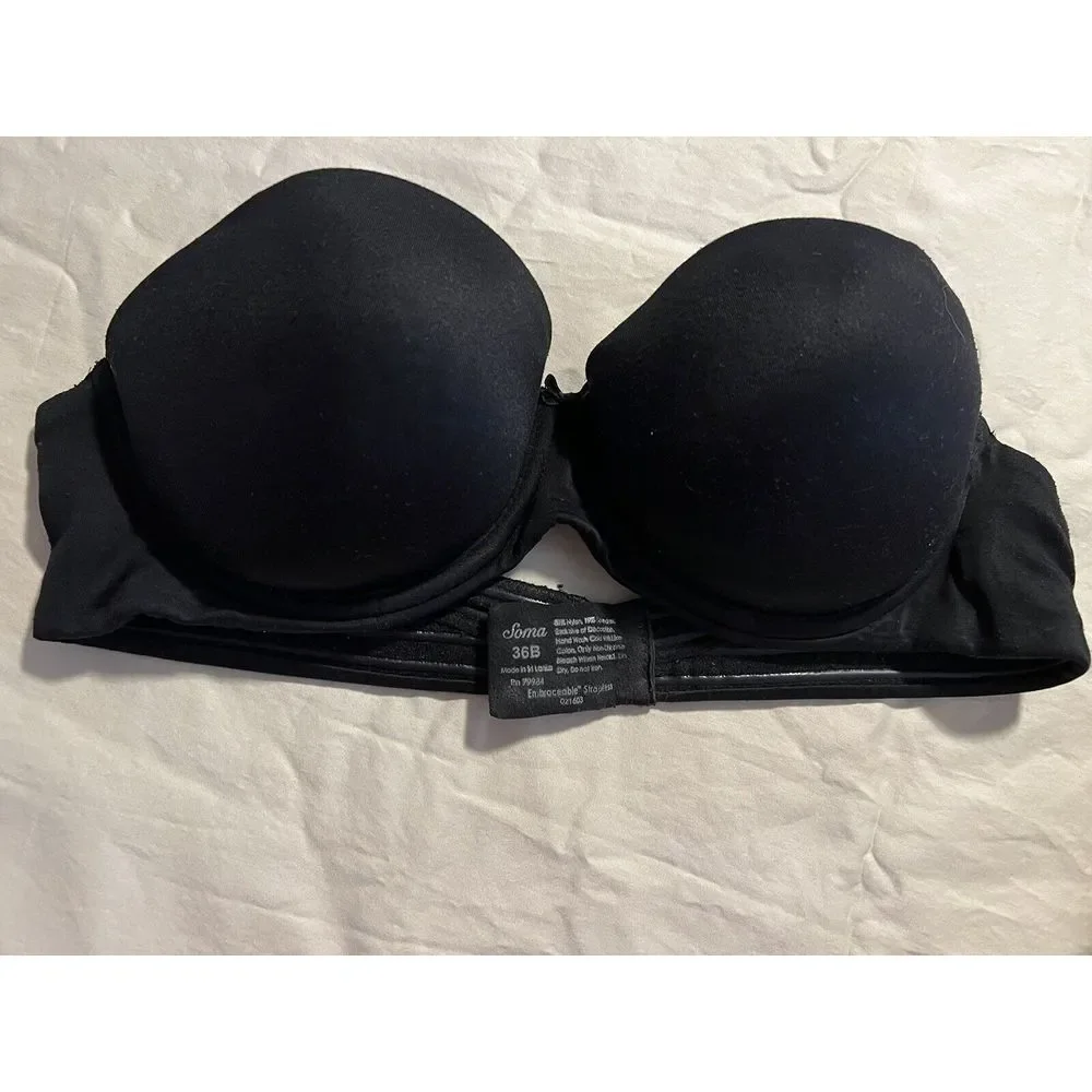 Soma Black‎ Embraceable Strapless Bra 36B